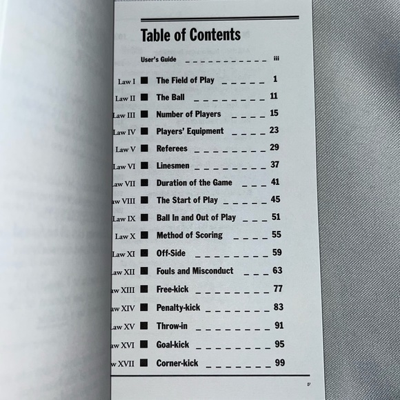 Official Rules of Soccer by U S Soccer United States Soccer Federation - Picture 2 of 6